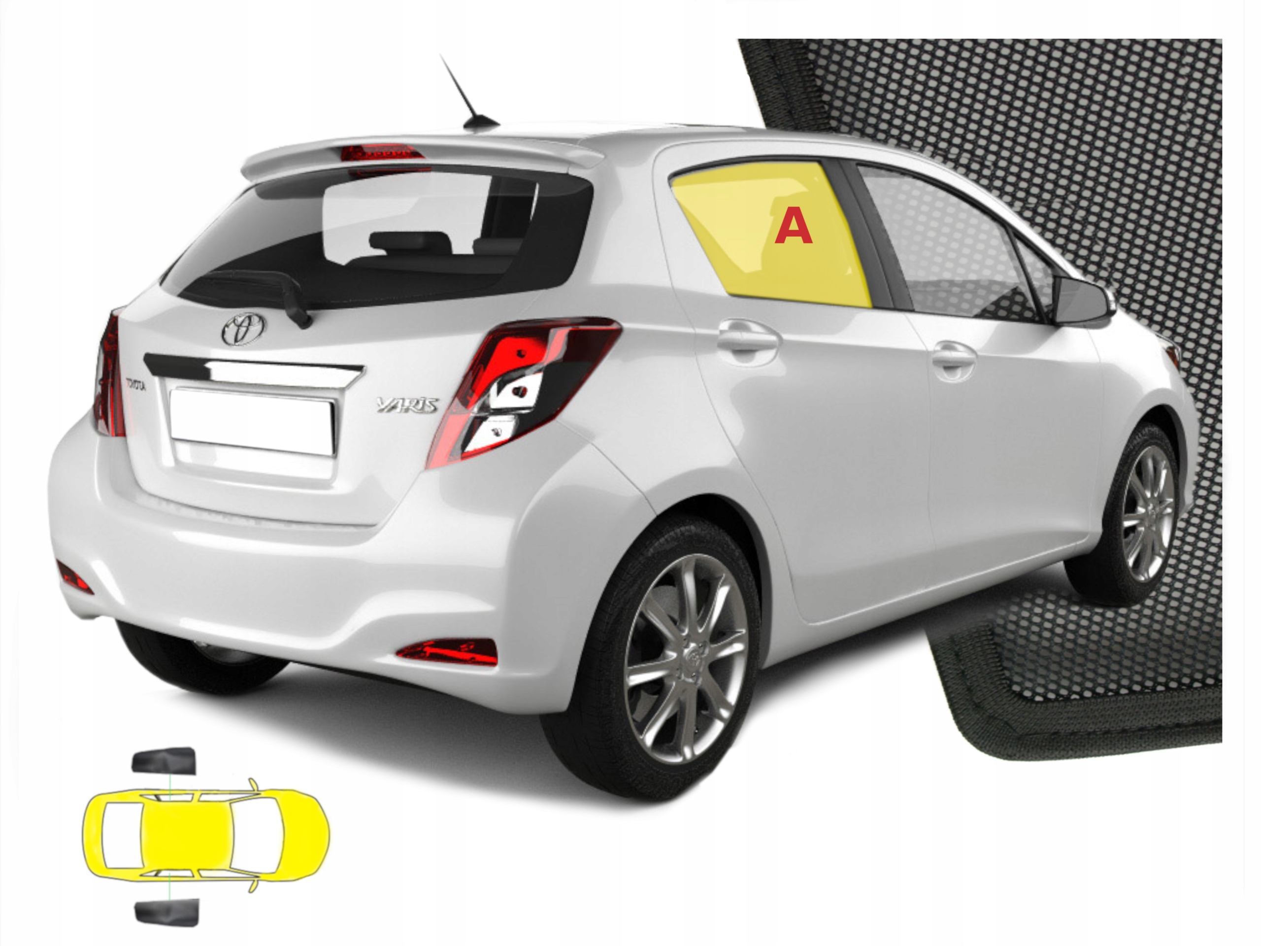 Slnečné clony pre: Toyota Yaris III 3