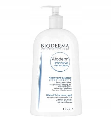 Bioderma Atoderm Gel Moussant 1l żel pod prysznic do ciała do skóry suchej