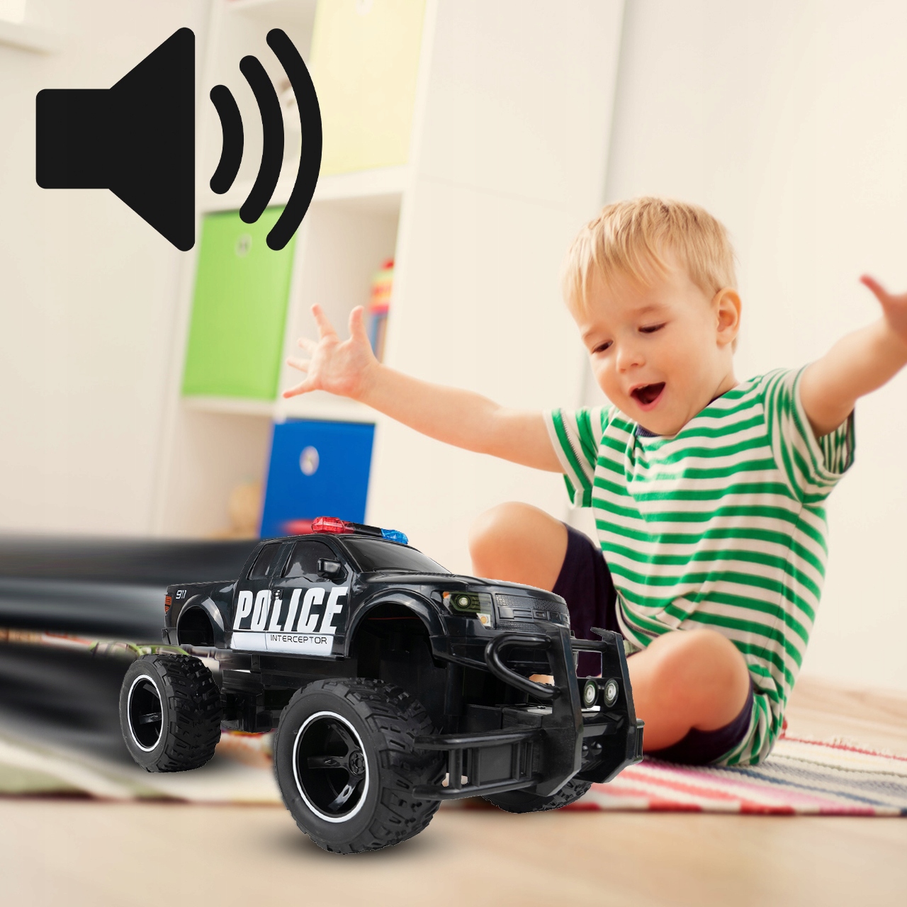 Позашляховик RC POLICE CONTROL CAR POLICE Серія 109730