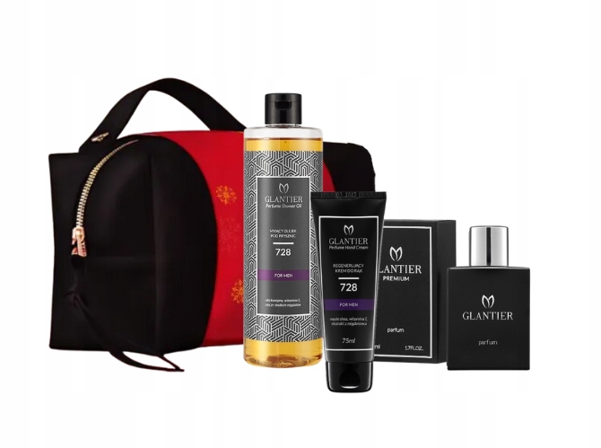 Dárková sada Glantier 728 s kosmetickou taštičkou pro něj