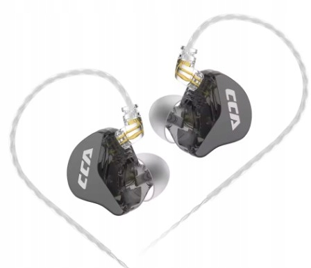 Słuchawki Cca Cra czarne, bez mikrofonu