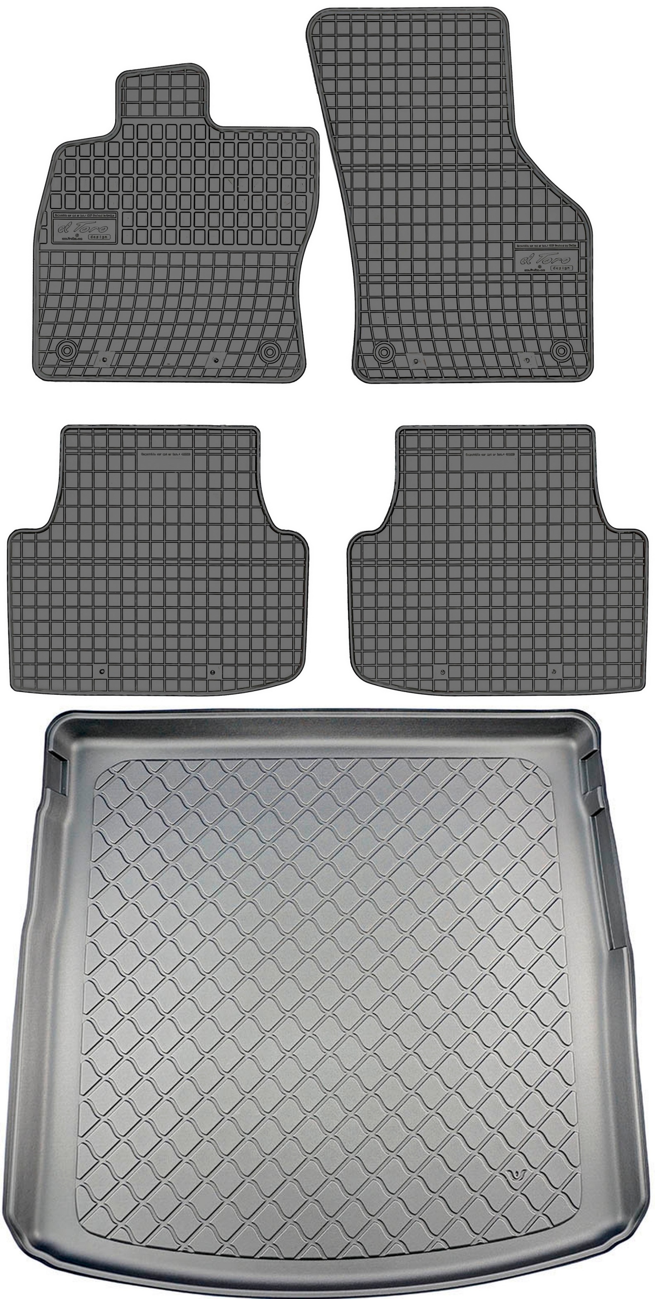 Seat Leon IV Kombi 2020- Gumové stierače rohož batožinového priestoru