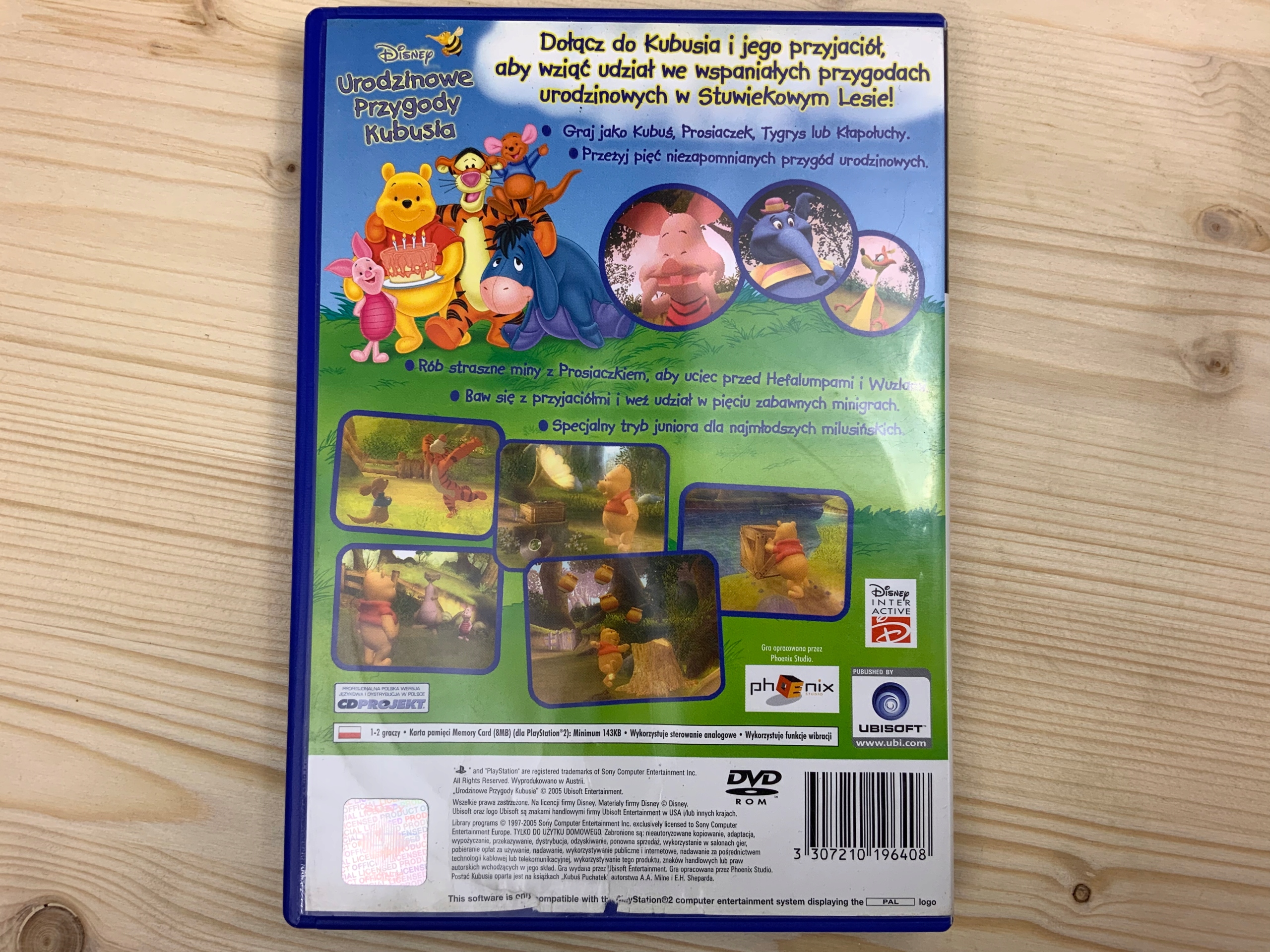URODZINOWE PRZYGODY KUBUSIA PUCHATKA płyta bdb+ komplet PL PS2 Producent Ubisoft