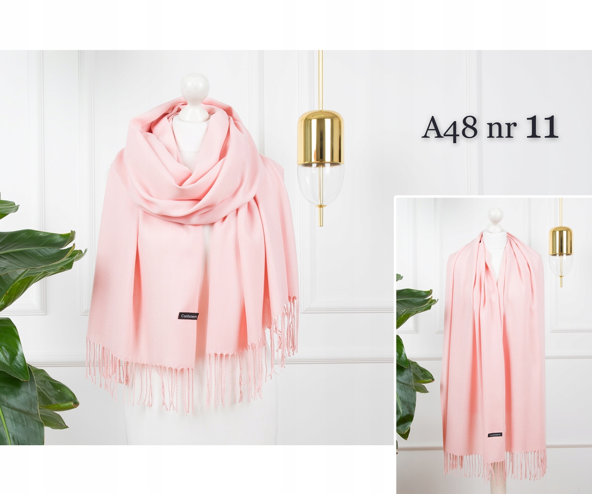 KASZMIROWY SZALIK damski ELEGANCKI SZAL KASZMIR DUŻO KOLORÓW Rodzaj szal