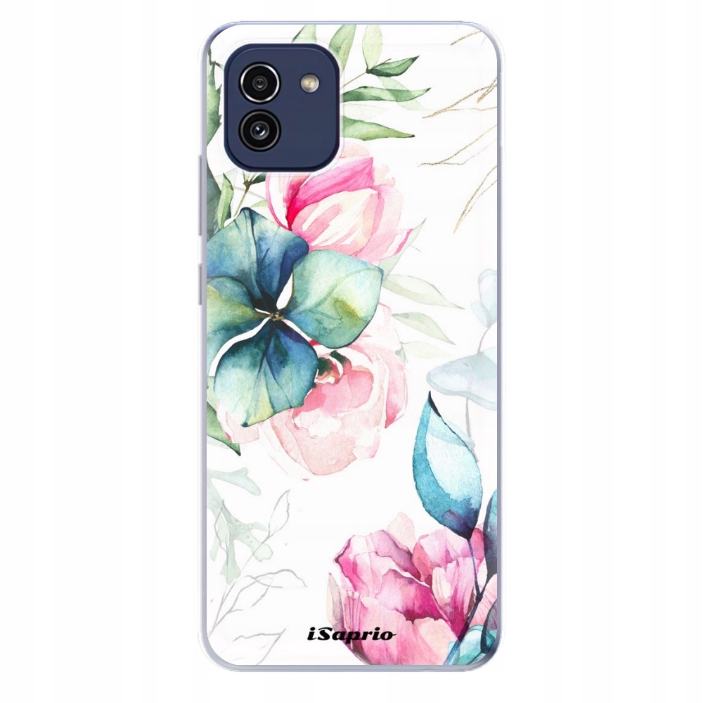 Silikonowe etui iSaprio Flower Art 01 do Samsung Galaxy A03