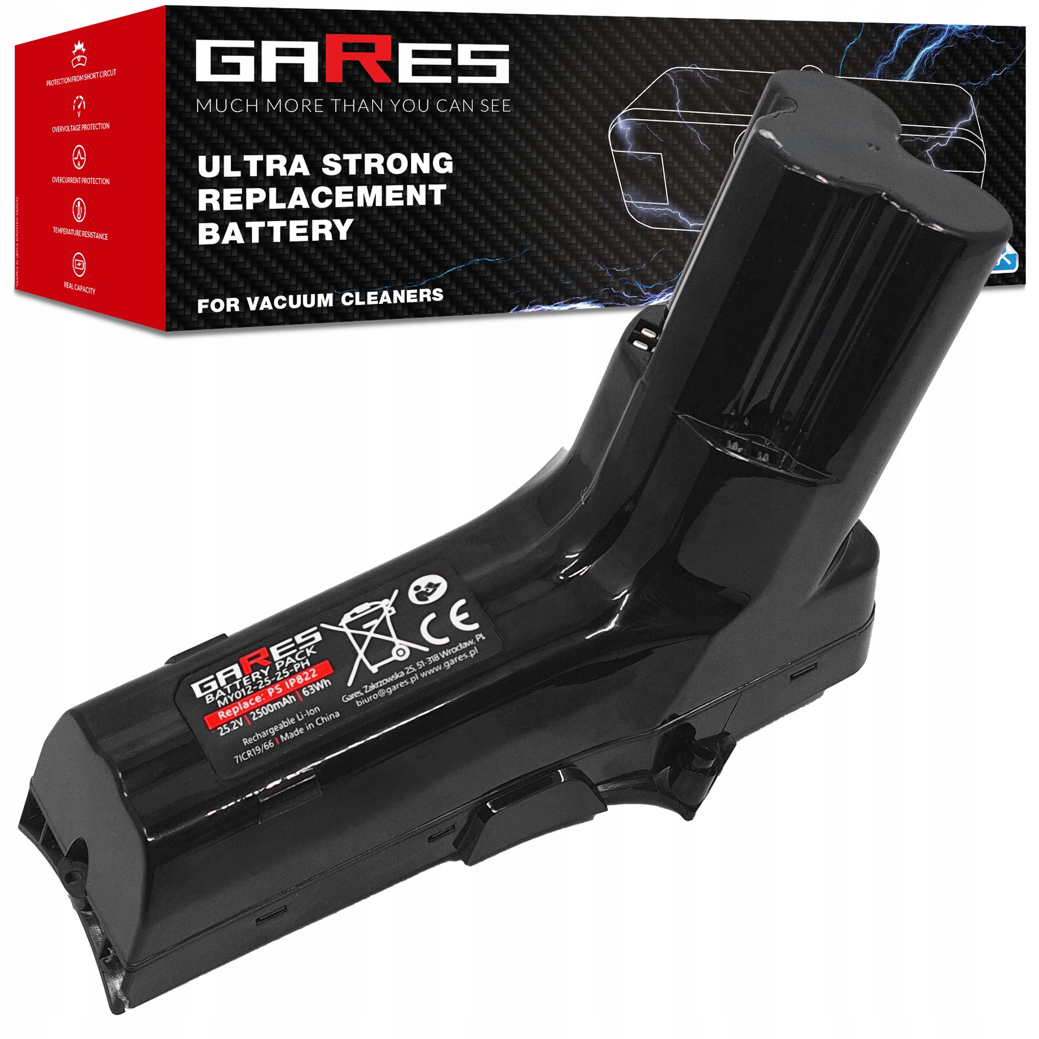 Bateria do Philips, 25.2V 2.5Ah FC6903 FC6822 FC6823 FC6826 XC8045 XC8049