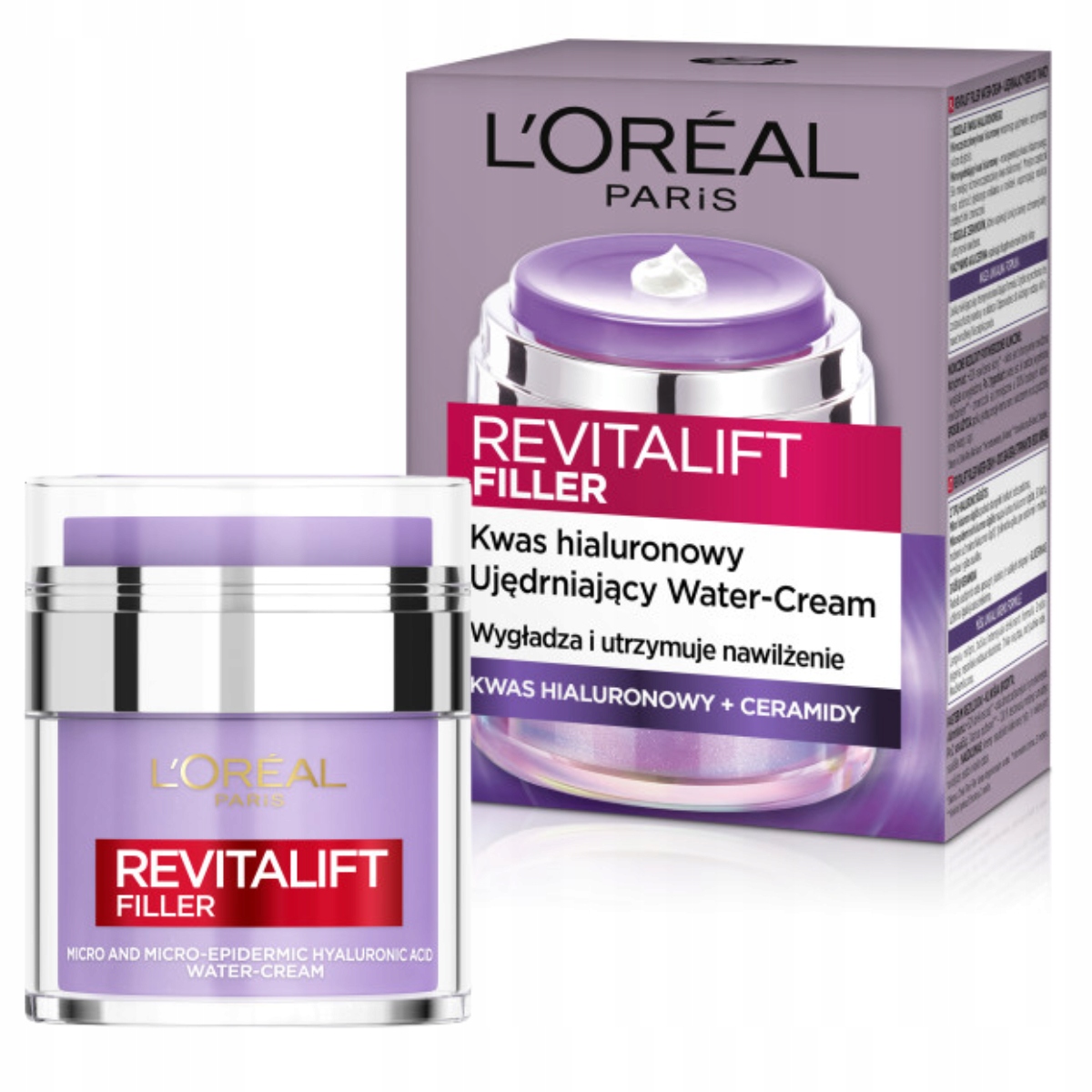 L'Oréal Revitalift Filler Hydratační denní krém s kyselinou hyaluronovou 50 ml