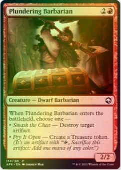 Plundering Barbarian Foil Afr Gratisy Pjotrekkk