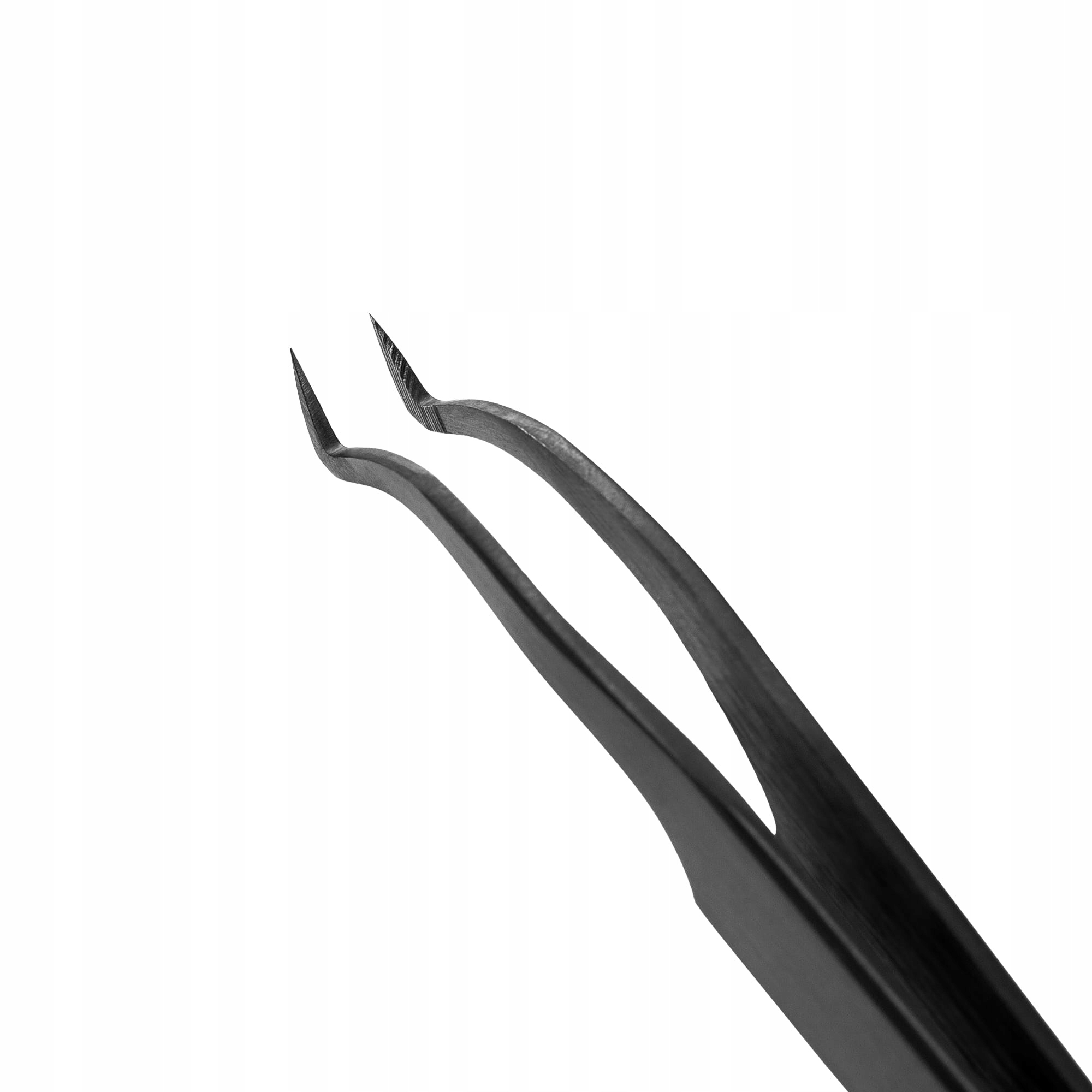 Pinzeta Lovely Grace Elegante Black s povrchovou úpravou NanoFiber 45°5 mm s obloukem