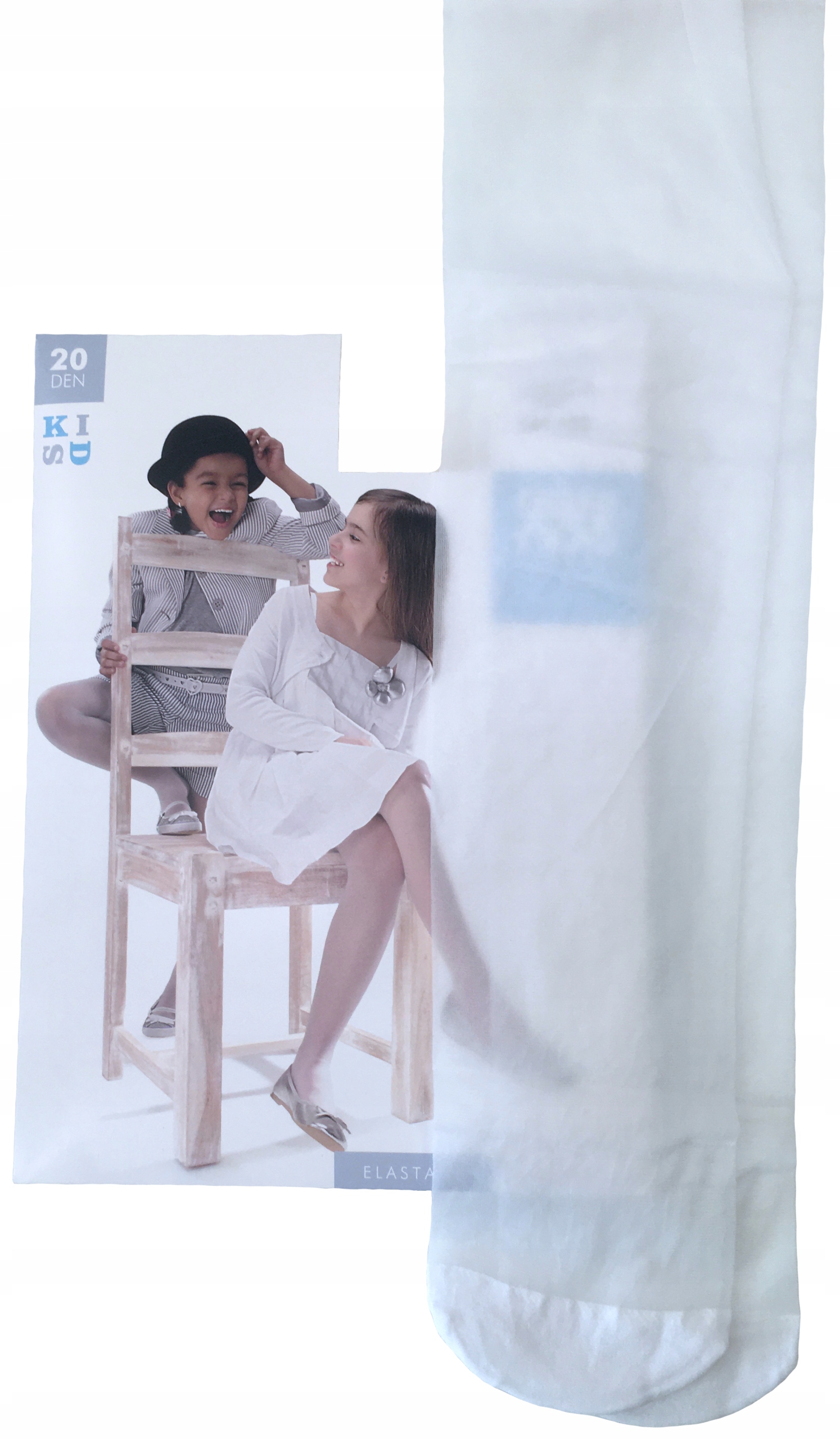 

Rajstopy białe cienkie Knittex Ala 128/134 cm