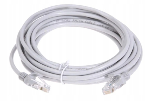 Kabel sieciowy LAN UTP 5E RJ-45 10m Ethernet Długość kabla 10 m