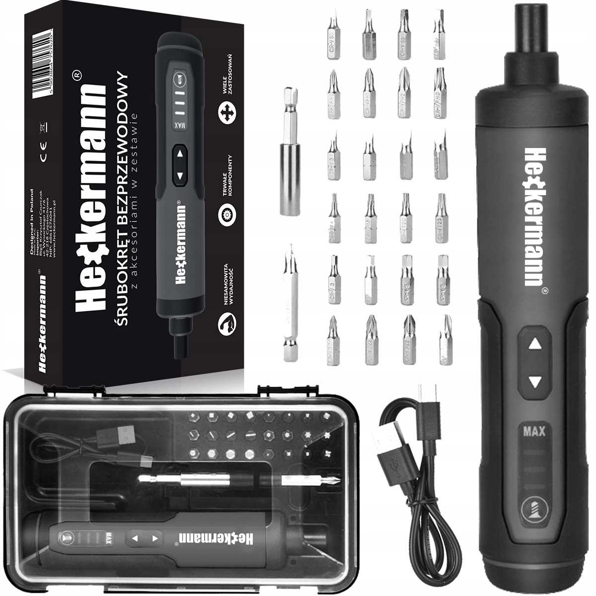 Bezdrátový šroubovák Heckermann YS06-3.6V