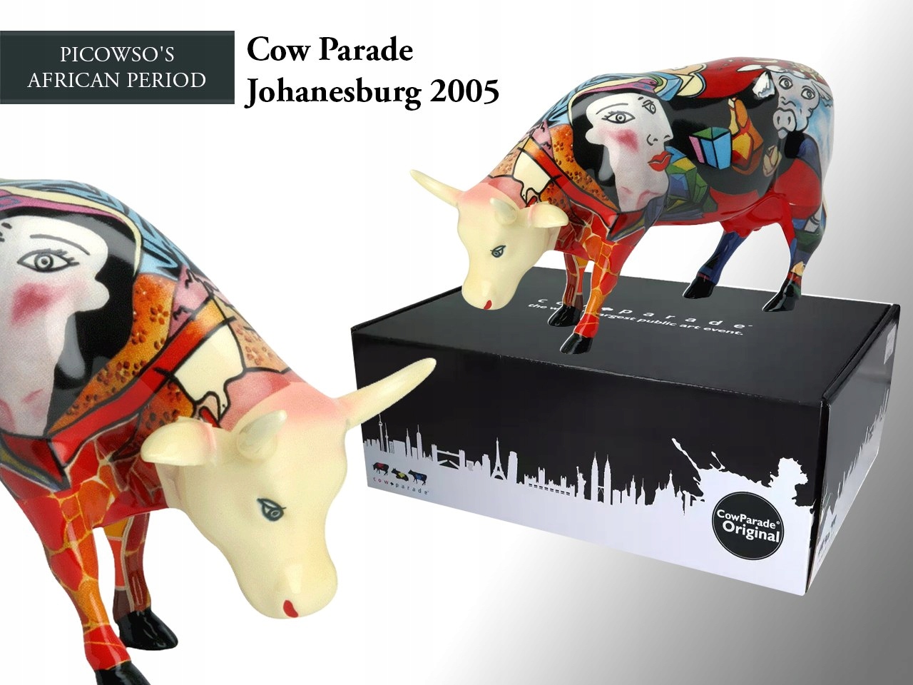CowParade Picowsovo africké obdobie, Johannesburg 2005, autor: Annalie Dempse