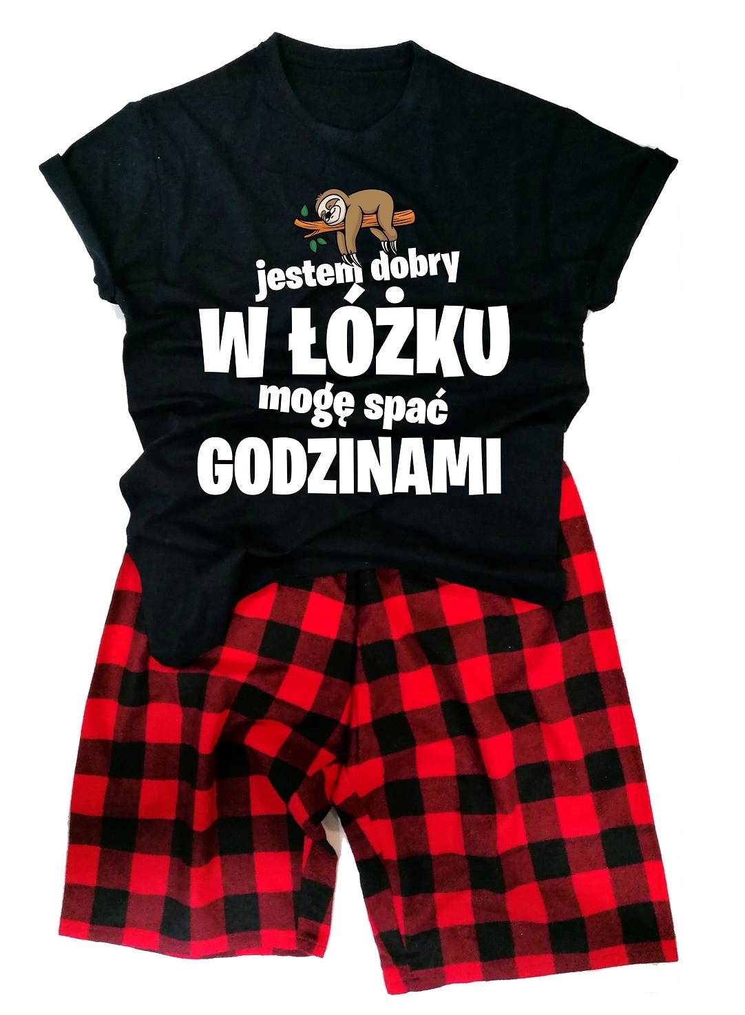 Pánské pyžamo pro chlapce dárek ke Dni chlapců Jsem dobrý v posteli L