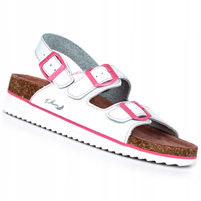 Nazouváky Dámské zdravotní bílé sandály Ardon Venus