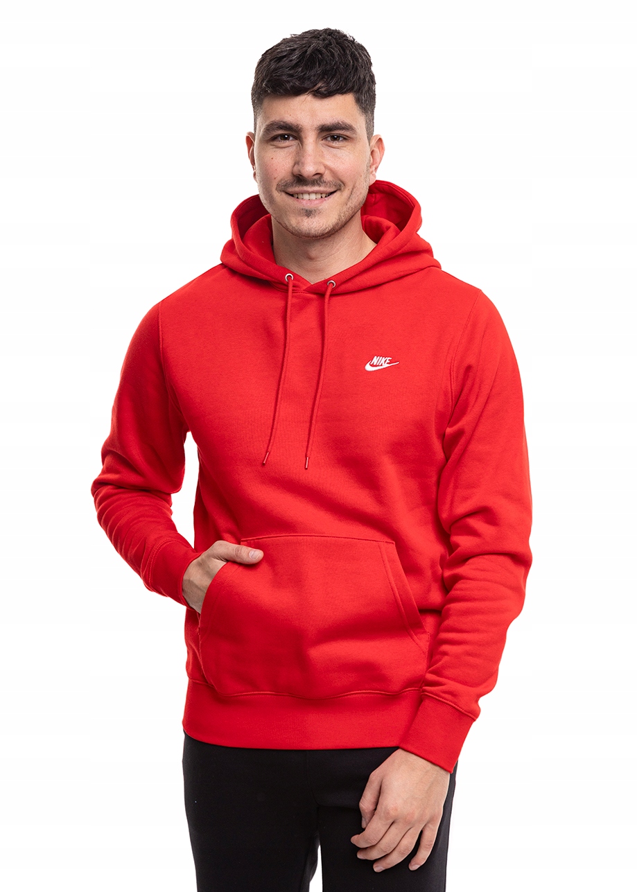 Pánská Mikina Nike Sportovní bavlněná S Kapucí Club Bb vel S