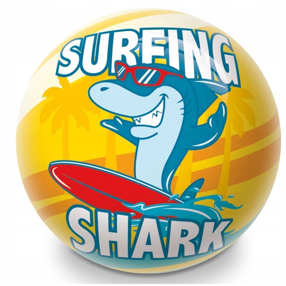 

Piłka Nożna Gumowa Rekreacyjna Surfing Shark 140mm
