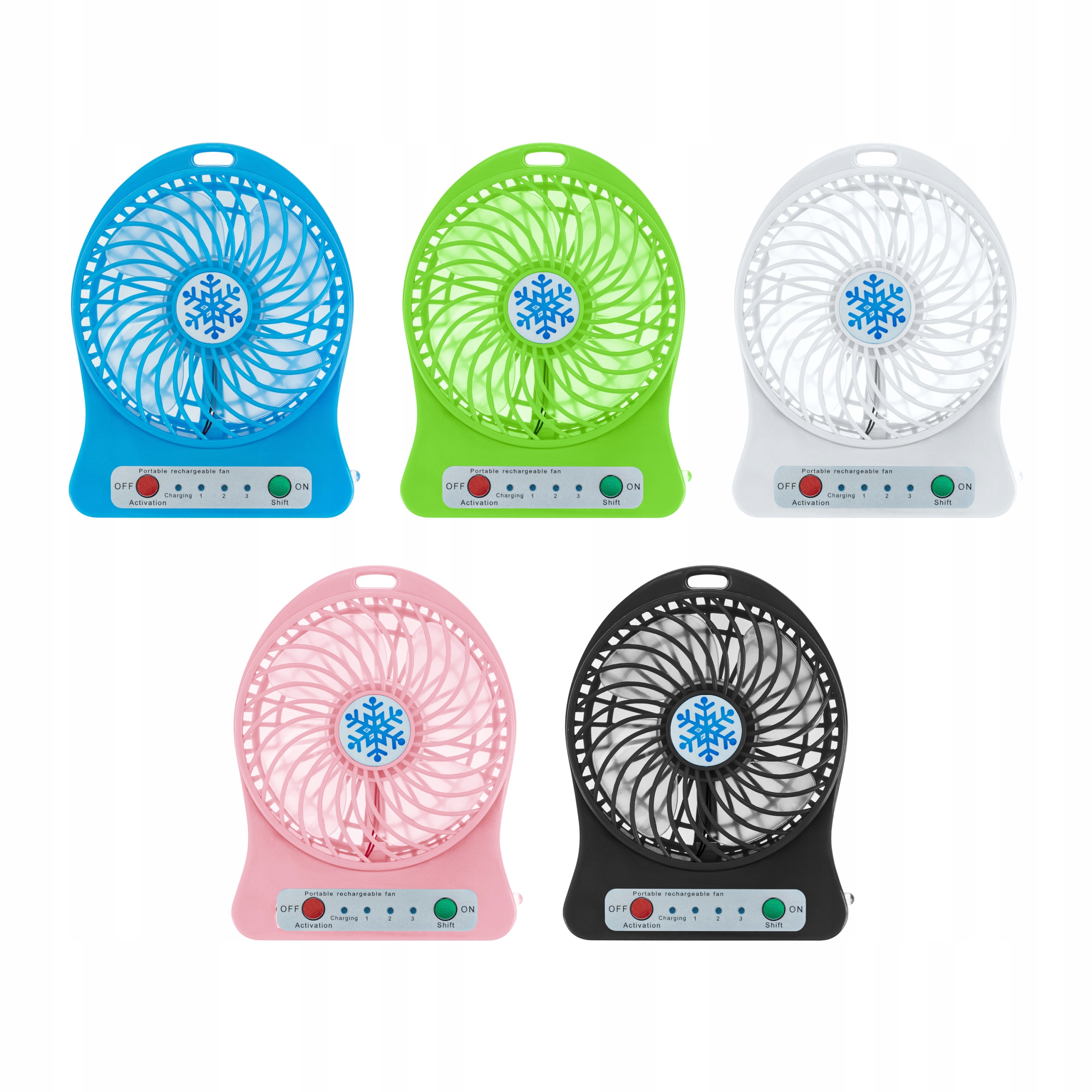 WIATRACZEK WENTYLATOR NA USB AKUMULATOR STOJĄCY Model podręczny