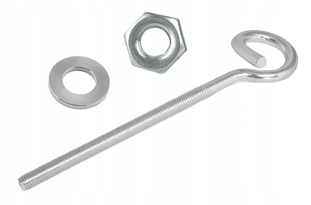 HAK HUŚTAWKOWY DO HUŚTAWKI OCZKOWY M8x210 mm Waga produktu z opakowaniem jednostkowym 1 kg