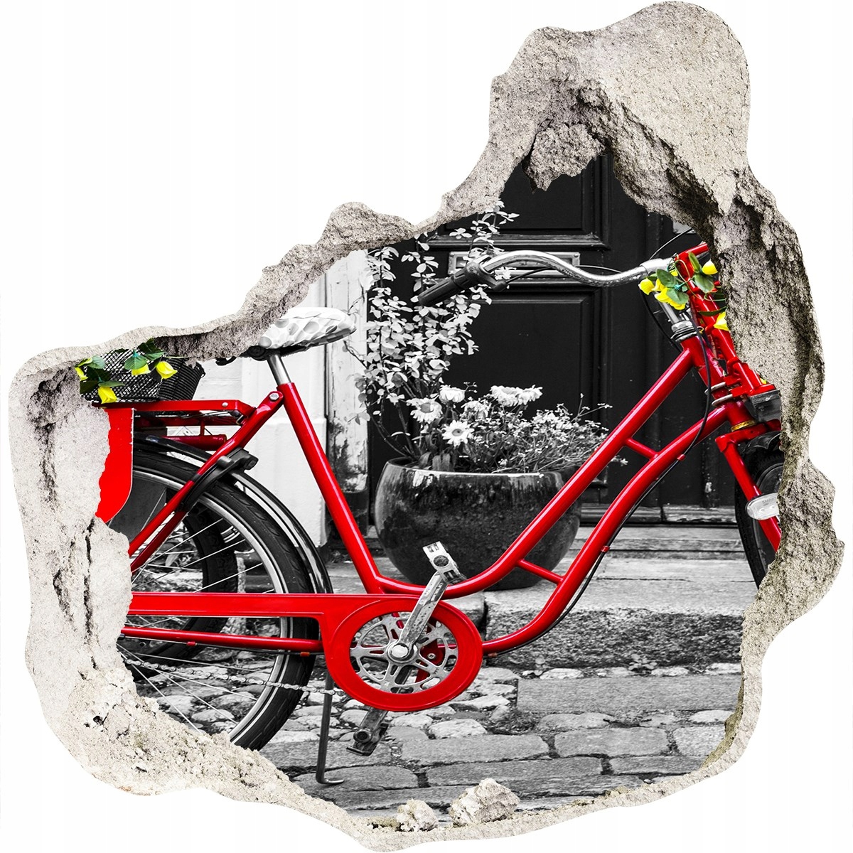 

Fototapeta dziura na ścianę Rower miejski 125x125