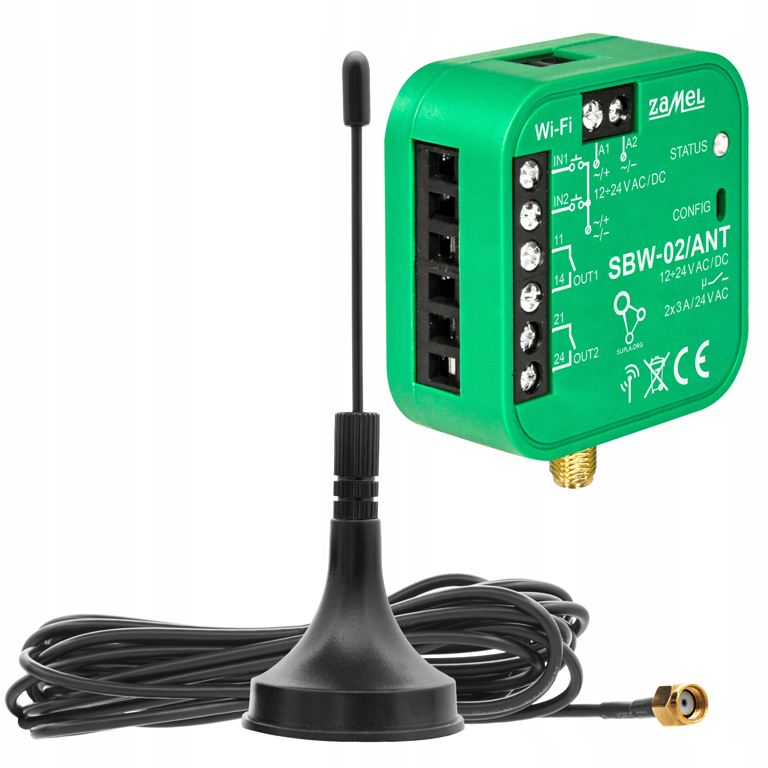Sterownik bramowy WiFi SBW-02/ANT Supla Zamel inteligentny dom smart home