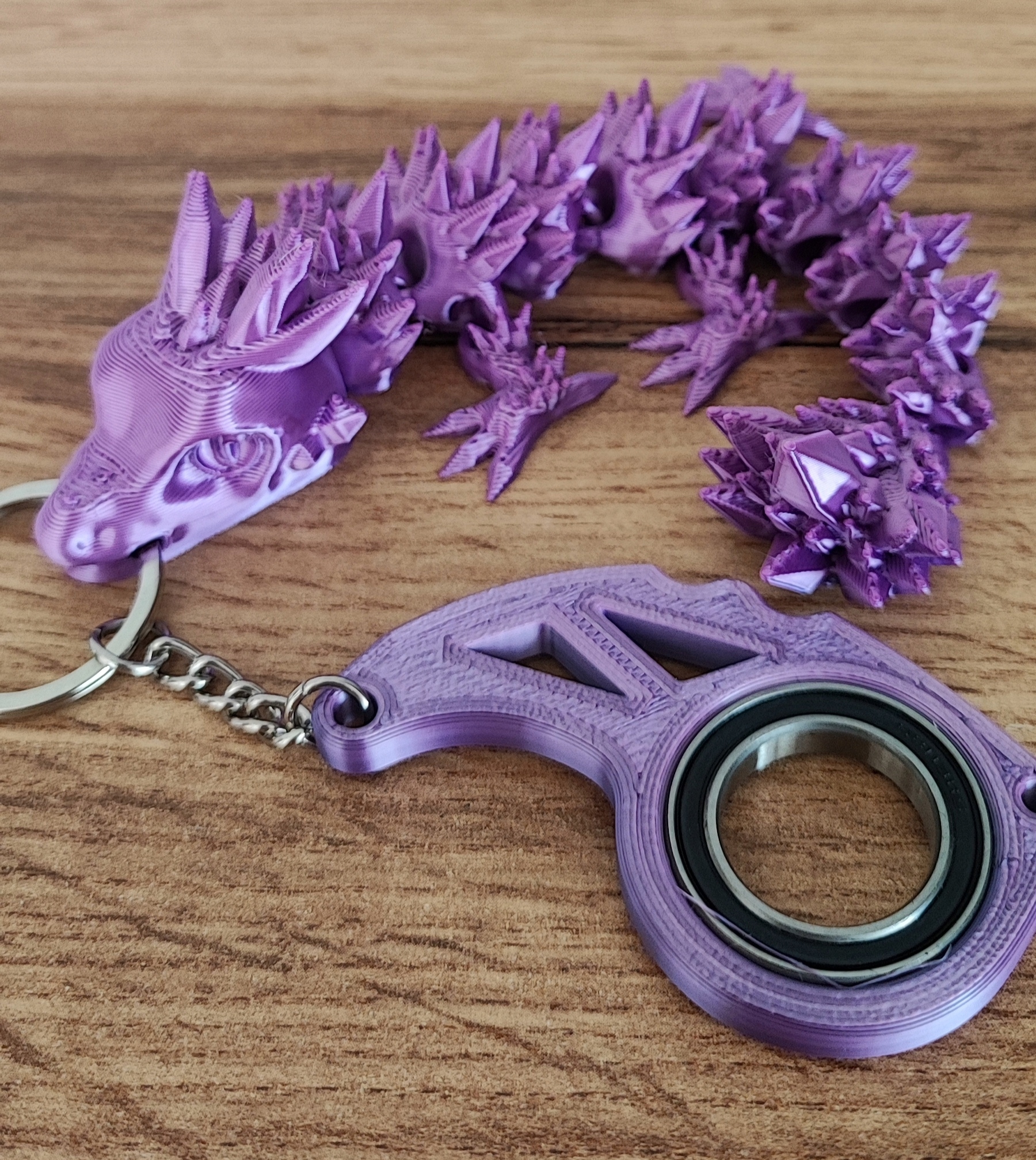 Keyspinner Keyrambit+SMOK CRYSTAL BABY DRAGON TikTok - PINK Marka bez marki