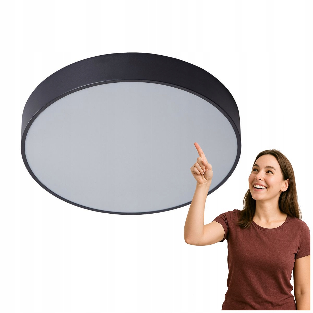 Stropné Svietidlo Orbital 5361-830RC-BK-3 Italux