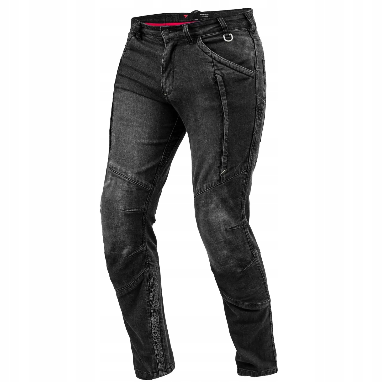 Motocyklové džínsy Shima Ghost Black 32