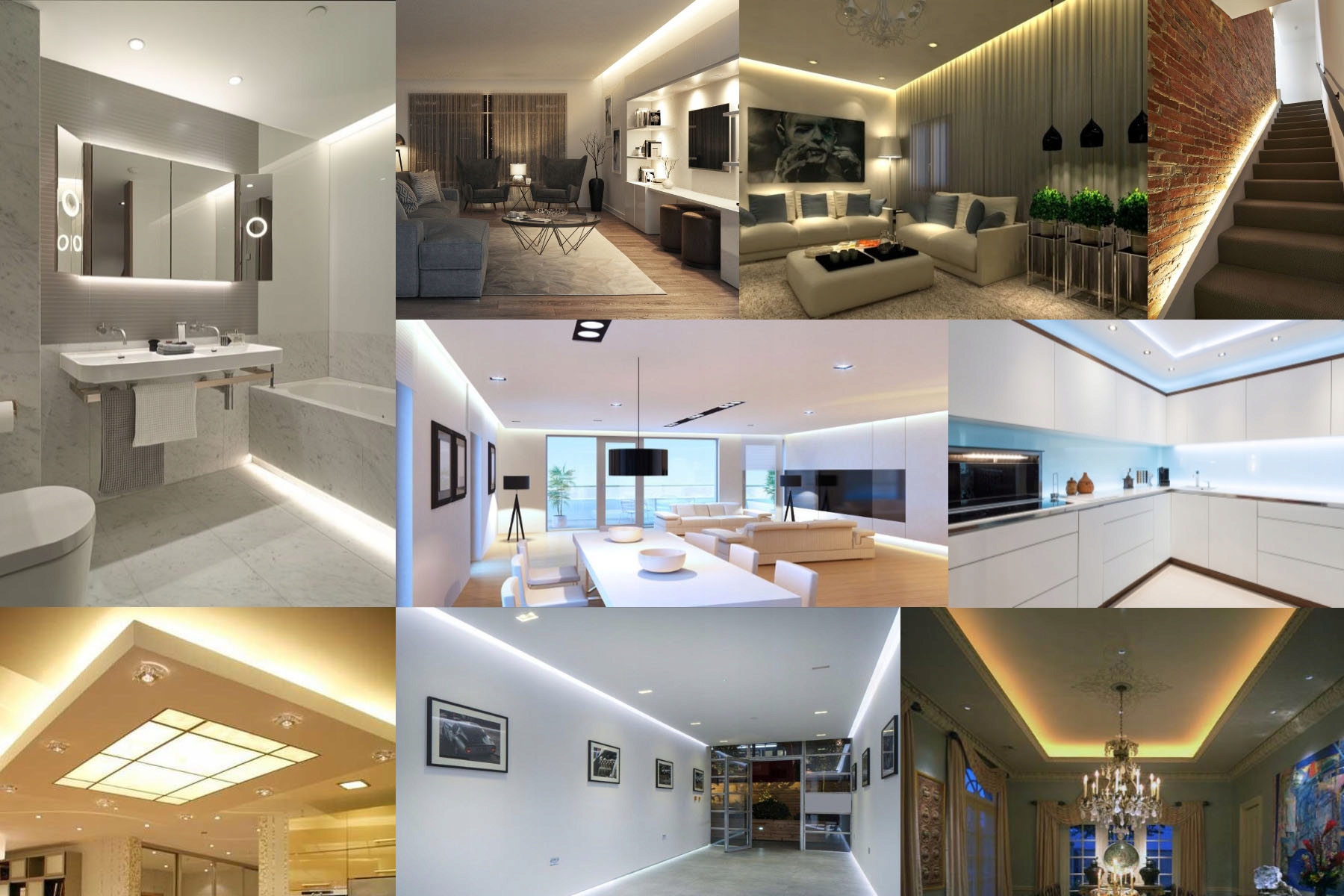 Profil LED Wpuszczany SLIM CZARNY Z KLOSZEM Do TAŚMY LED MONO RGB 2 METRY Rodzaj profilu wpuszczany