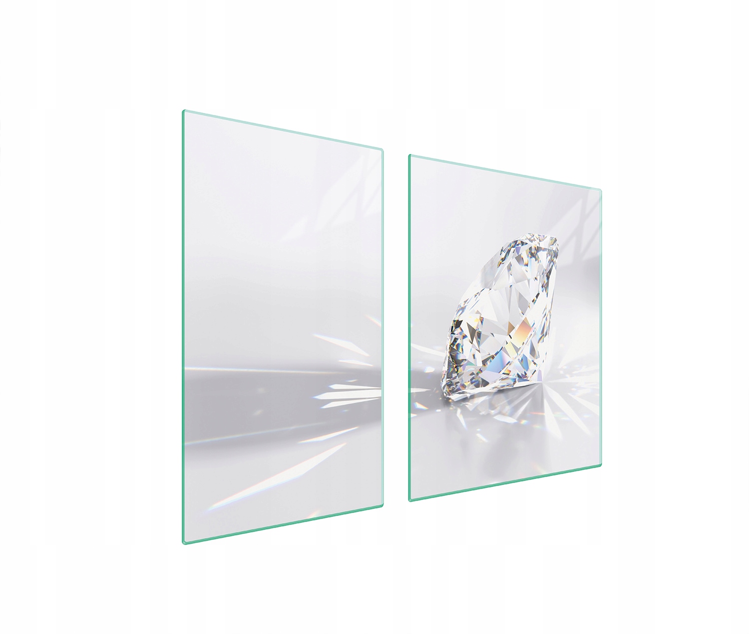 Sklenená Doska A Doska Na Krájanie 100x52 Diamant Tvrdené Sklo