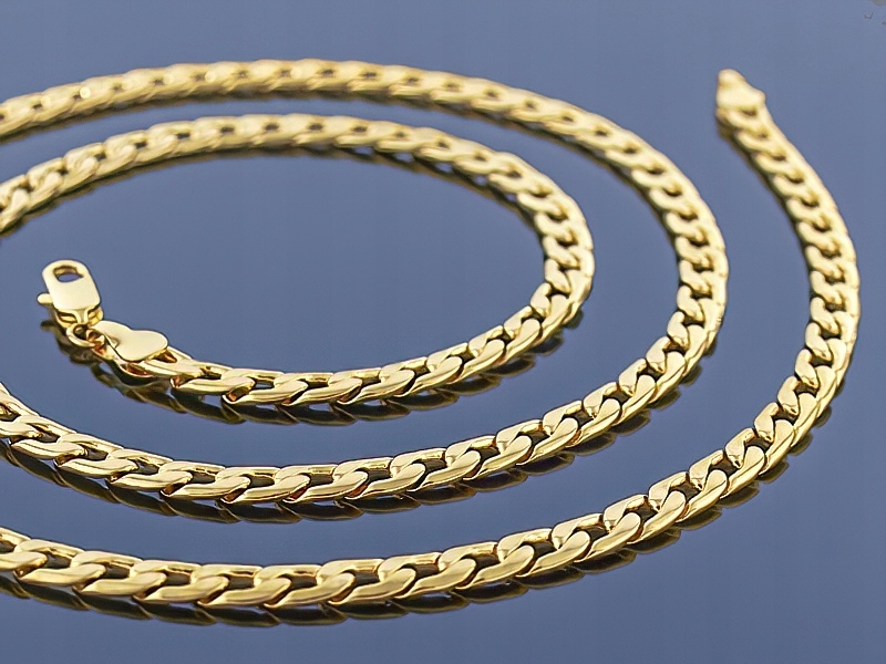 

Złoty Łańcuch Pancerka 14k / 60cm / 5mm ! Jakość !