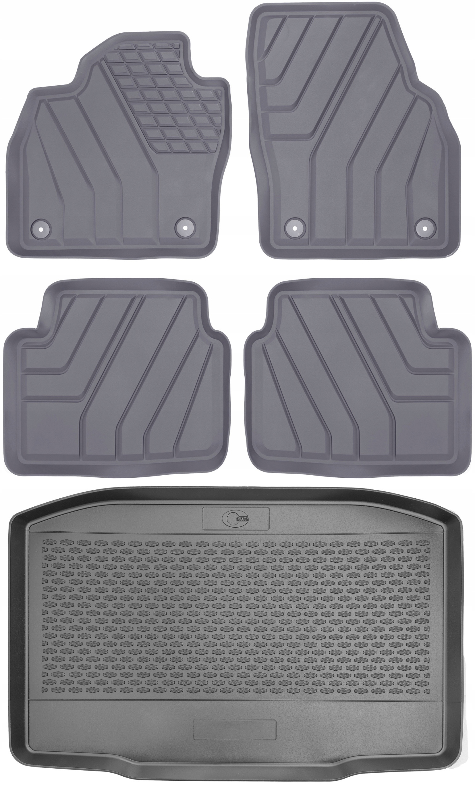 Škoda Kamiq Crossover 2020 Sada Gumové rohože rohož