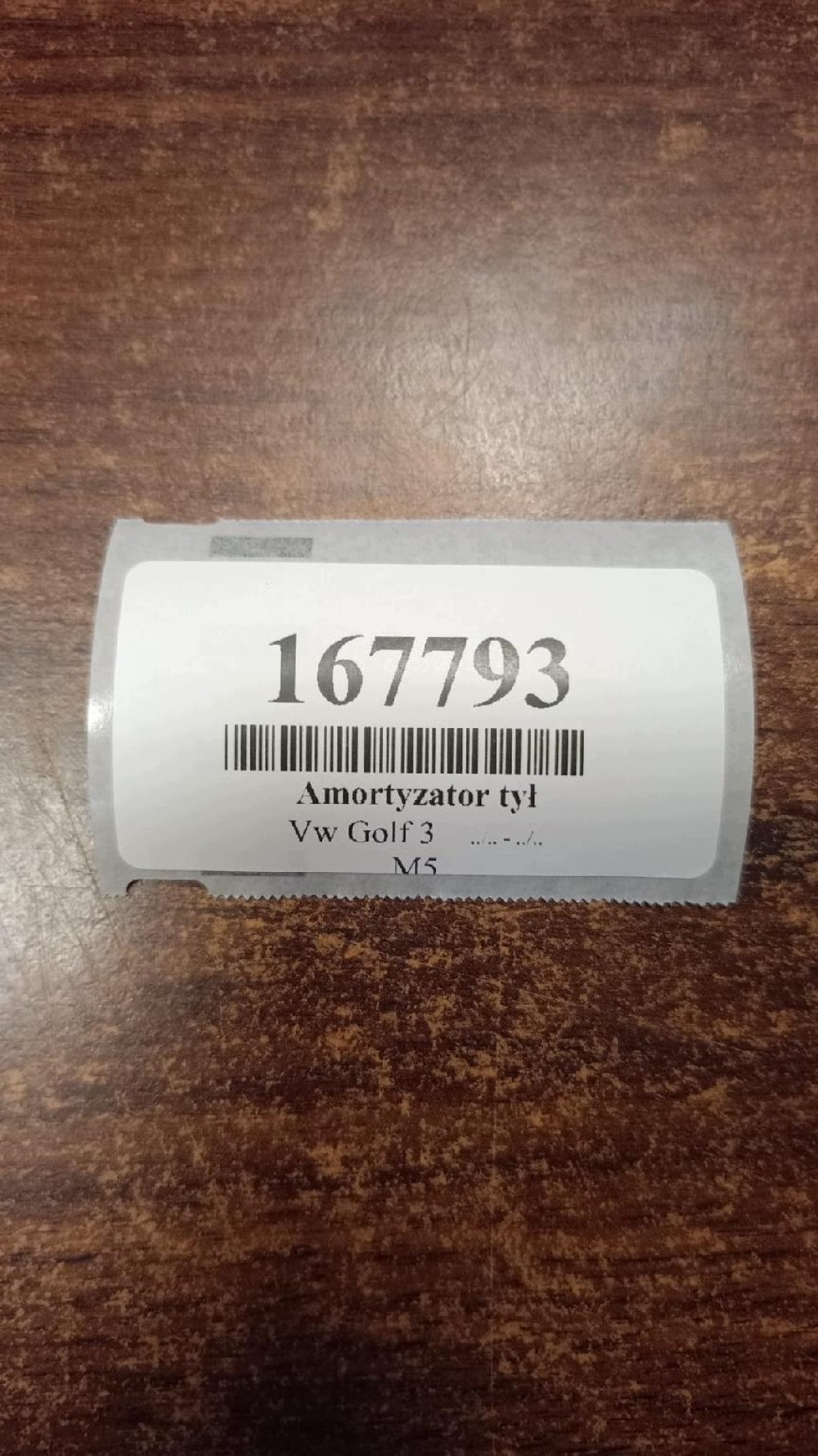 VW GOLF III amortizeri stražnji dio GWINT