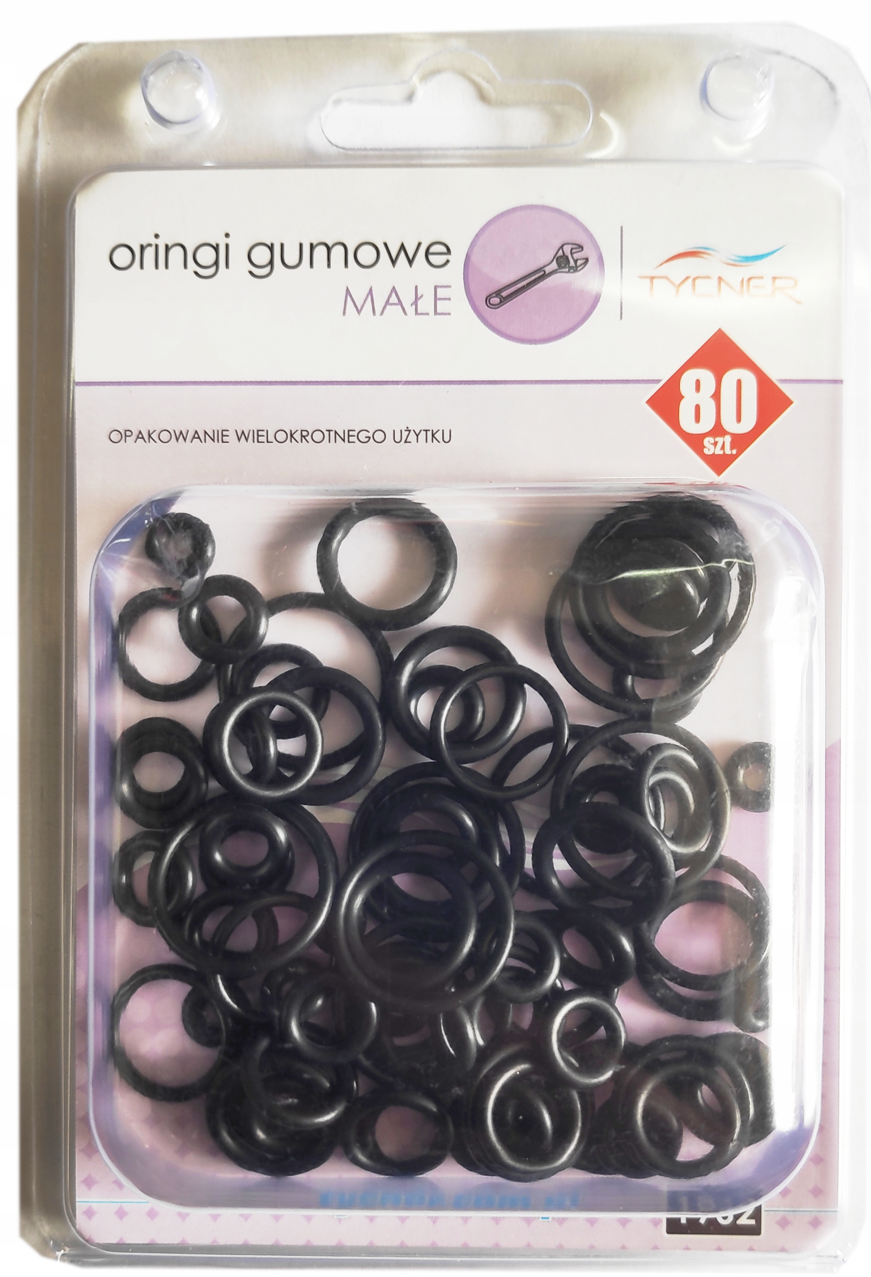 

Oringi gumowe małe 80 szt.