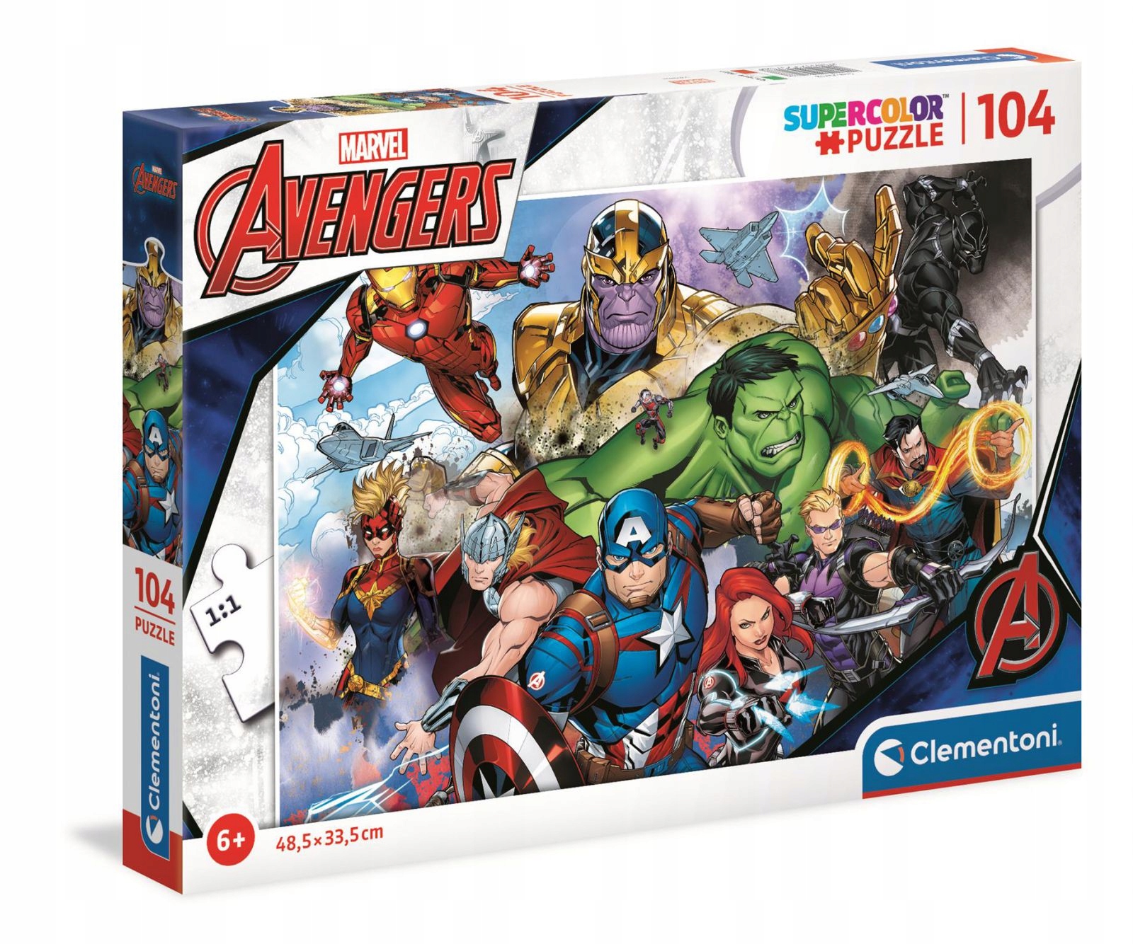

Clementoni 104 El. Color Avengers 25718 (puz