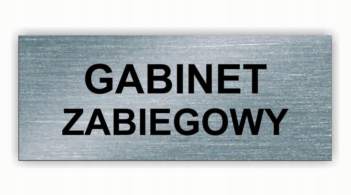 Tabliczka na drzwi GABINET PSYCHOLOGICZNY 25x10cm Marka inny