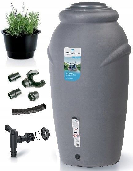 

Zbiornik na wodę deszczówkę Aquacan 210 szary