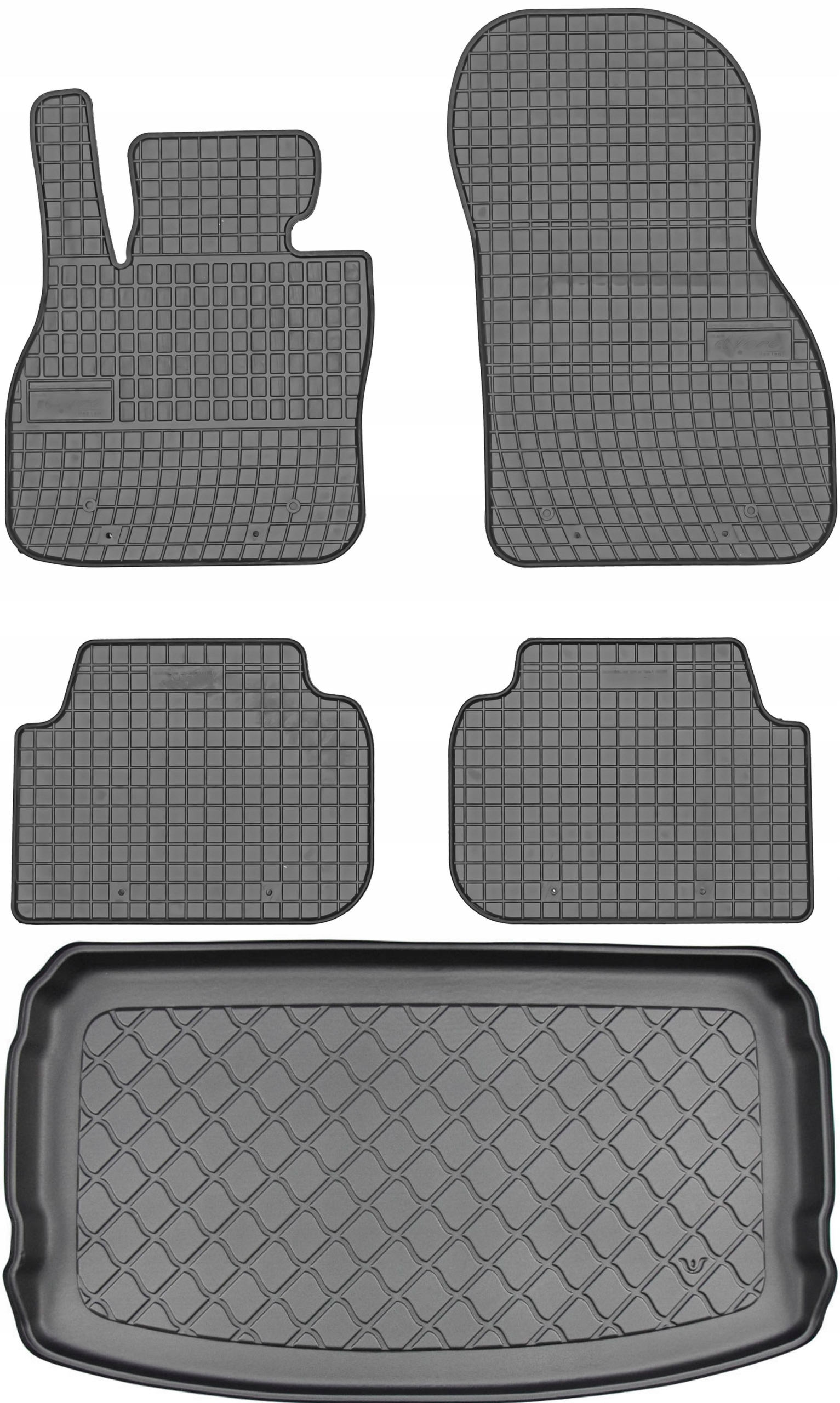 Mini Clubman I Kombi 2006-2015 Gumové stierače rohož batožinového priestoru