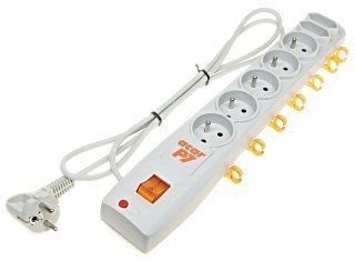 Zásuvková Lišta ACAR-P7 (5 2 Zásuvky)