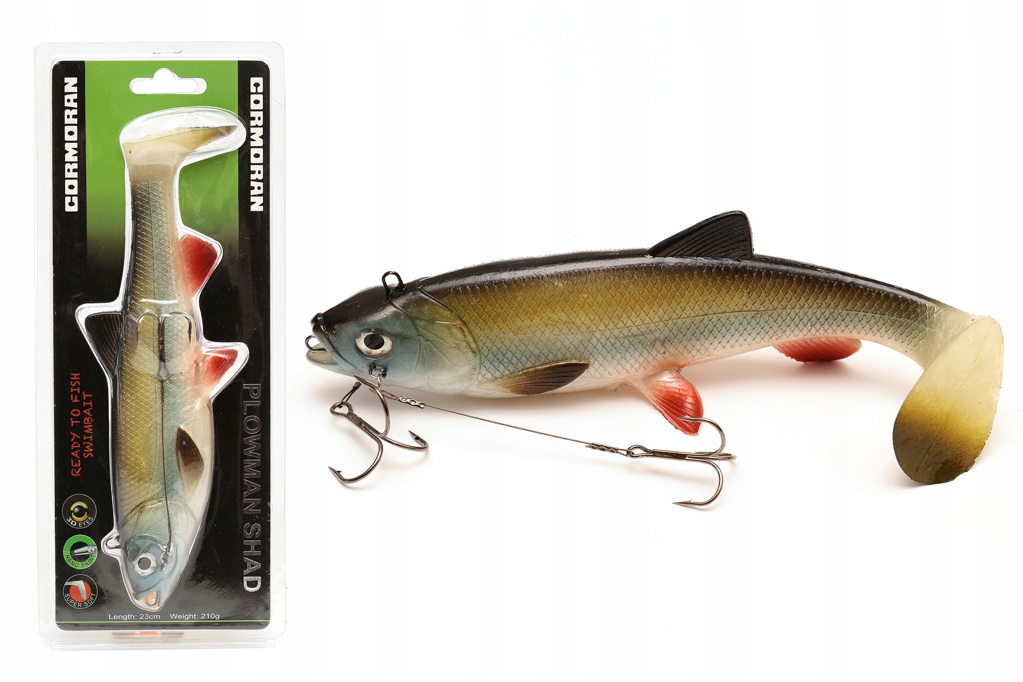 Zbrojona Guma Cormoran Plowman Shad BL-23,0 cm