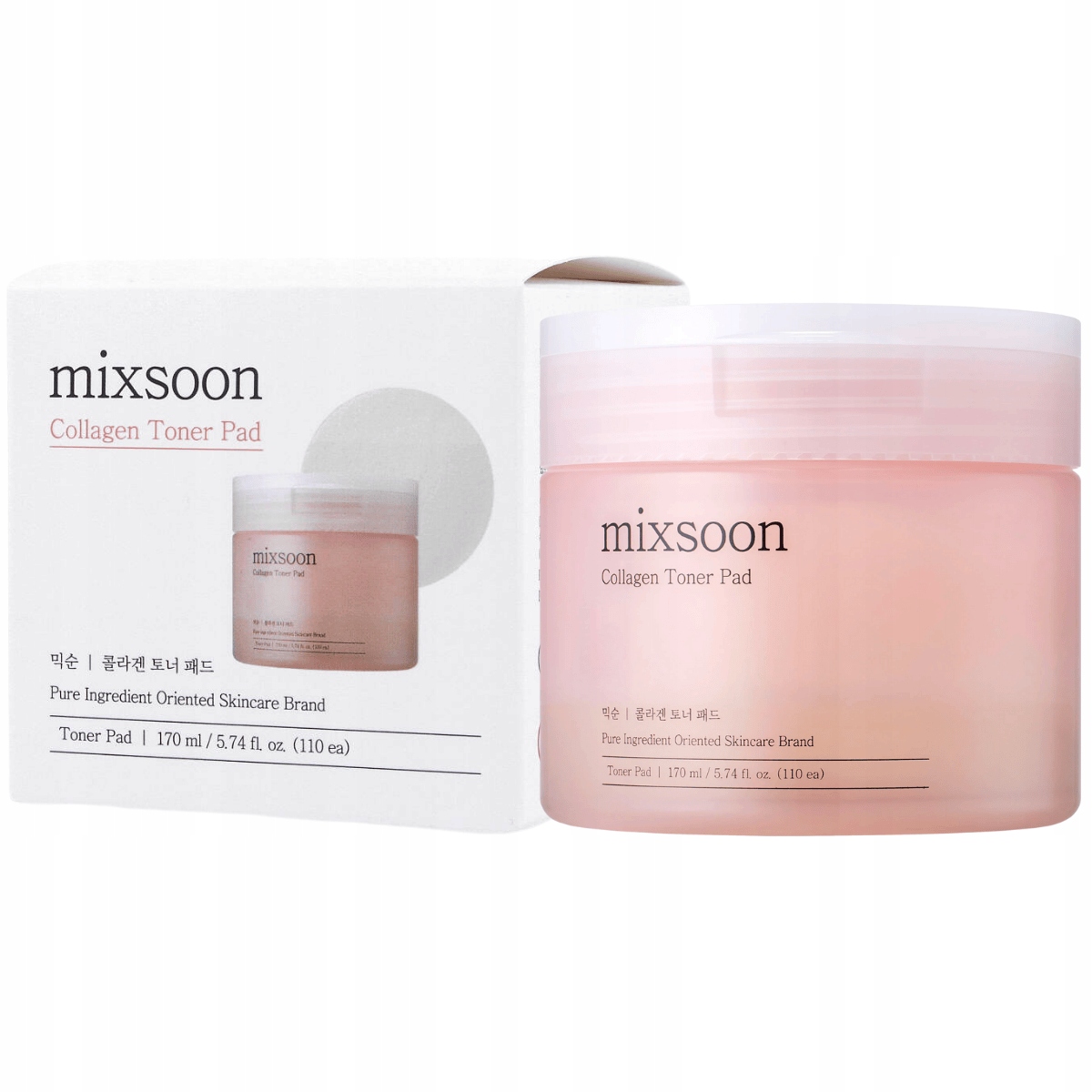 Mixsoon Kolagenová tonerová podložka, 110 Ks * 170 ml