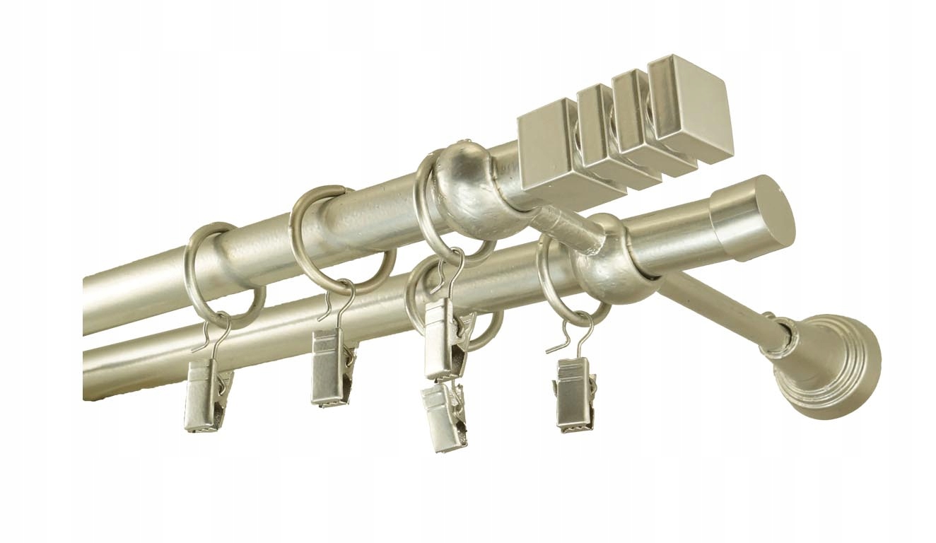 

Karnisz metalowy fi 19 podwójny 520 cm