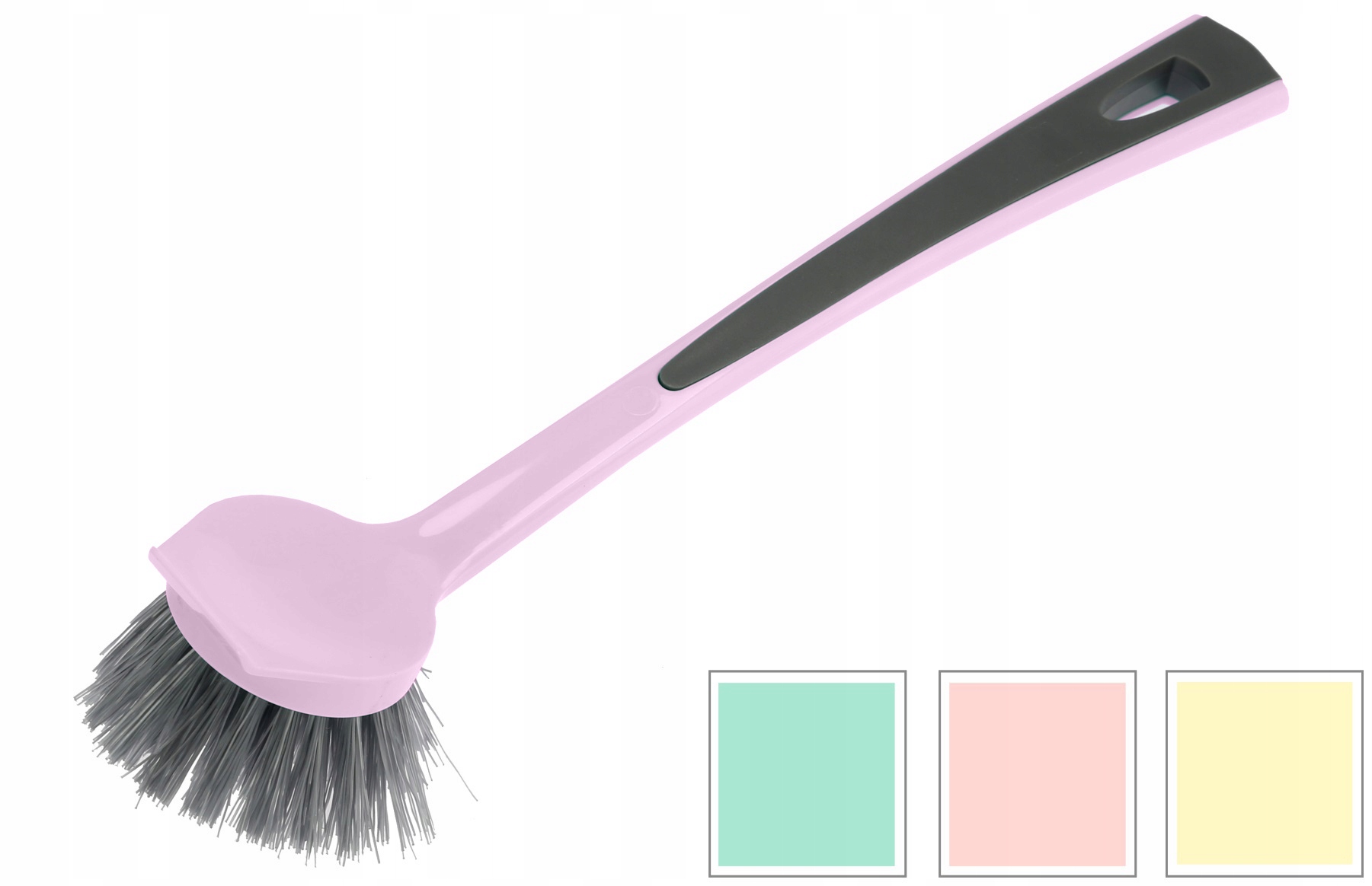 

Szczotka Do Naczyń Okrągła Trio Różowa