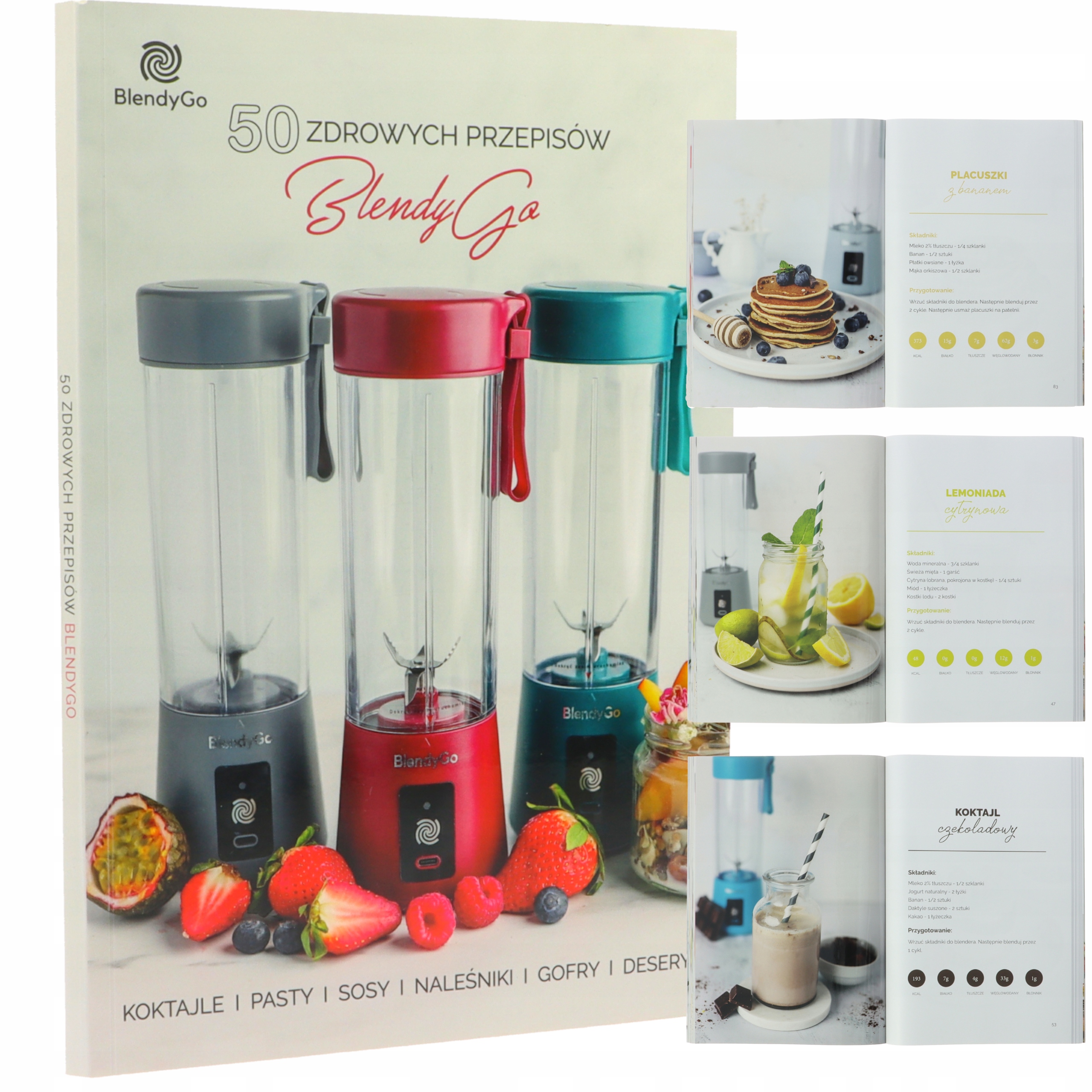 

Książka Kucharska BlendyGo 50 Zdrowymi Przepisami