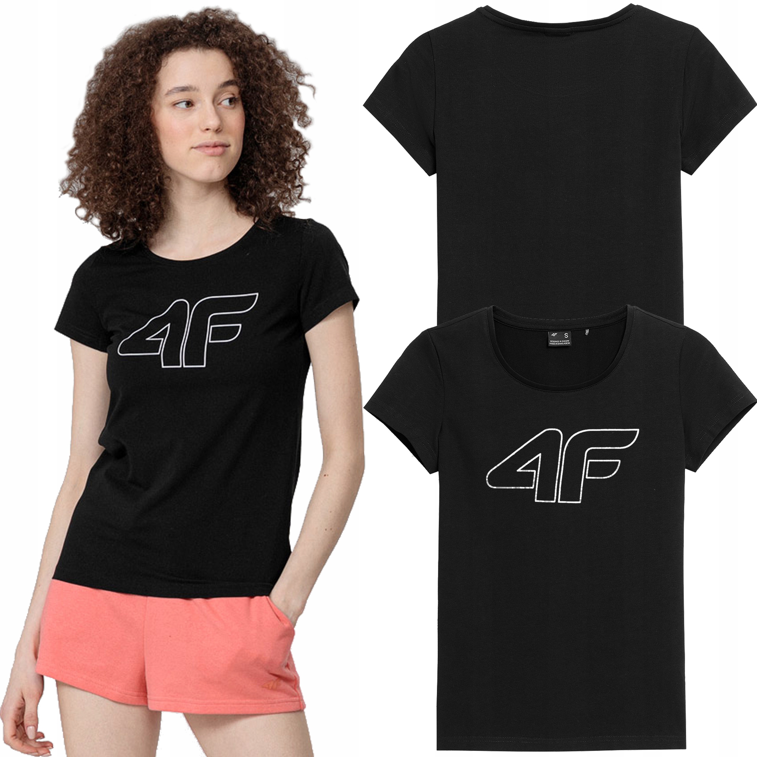 

Koszulka Damska 4F T-shirt Logo Bawełniana Limited