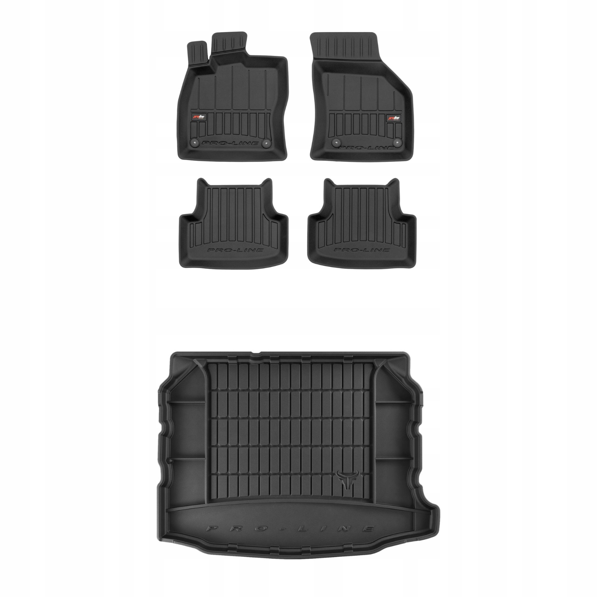 Sada gumových kobercov a rohoží pre Seat Leon III Cupra