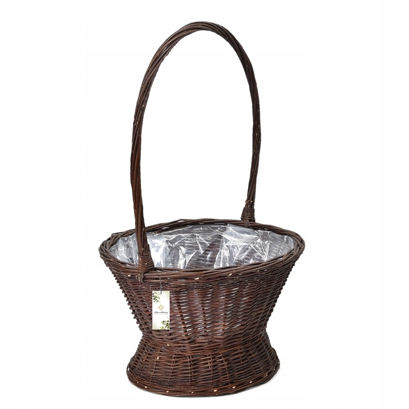 Zahradní koš na květiny Rostliny Proutěný košík Květinový záhon Terasa Fólie