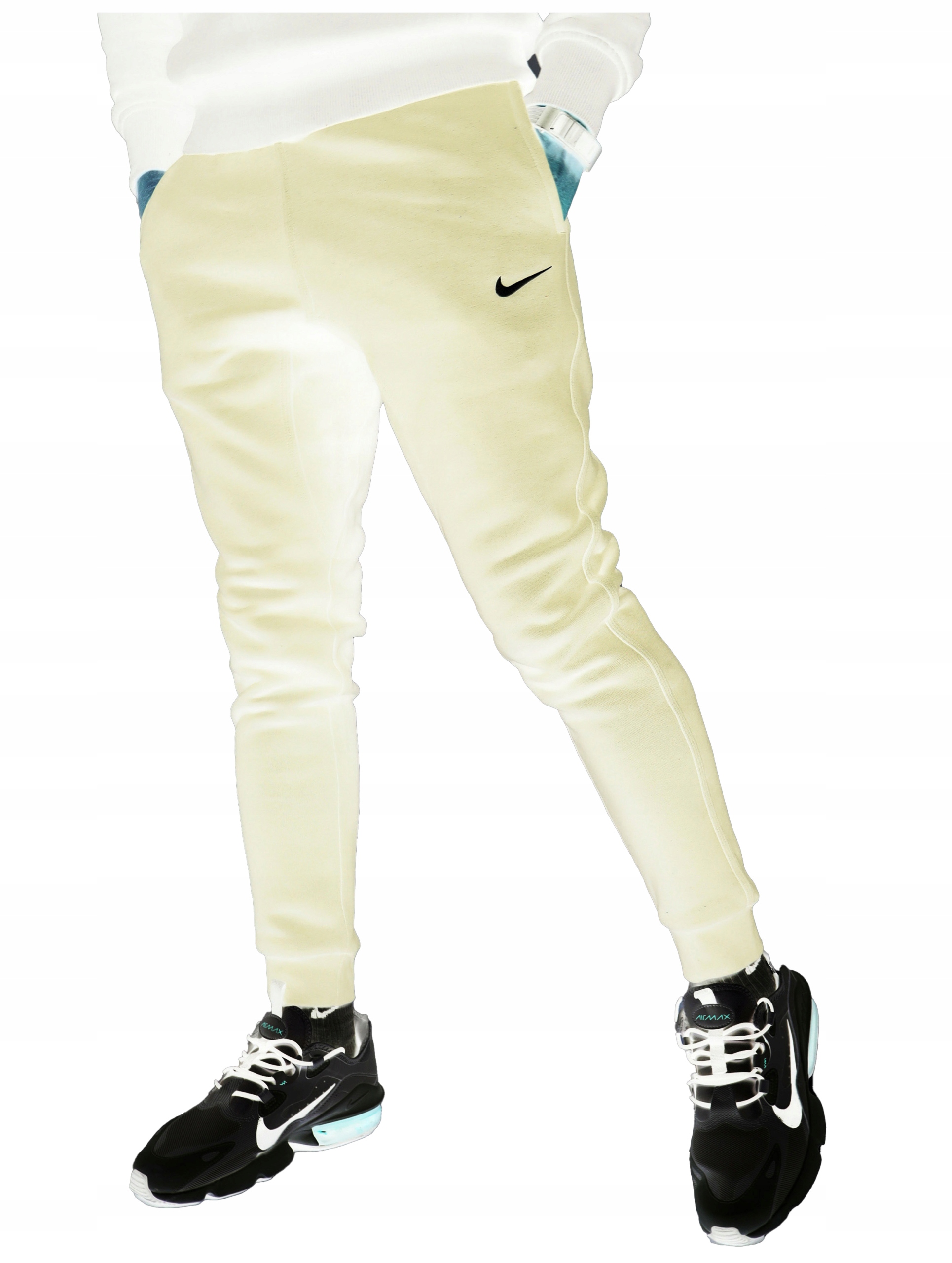 Nike pánské teplé bavlněné tepláky Fleece jogger Tmavě Modré