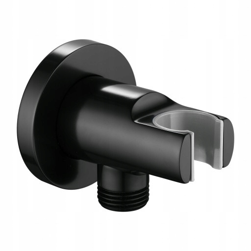 

Przyłącze Kątowe Mosiężne Czarne Okrągłe Z Uchwyte