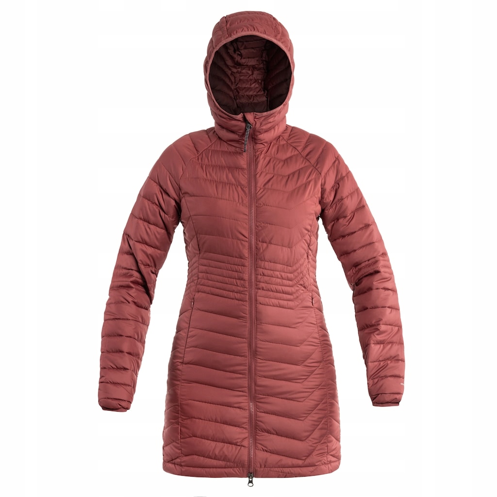 Dámská bunda s kapucí Columbia Powder Lite Mid Jacket Beetroot S